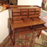 Desk / Secretary in exotic wood 15 drawers