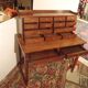 Desk / Secretary in exotic wood 15 drawers