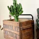 Old menier vintage chocolate crate