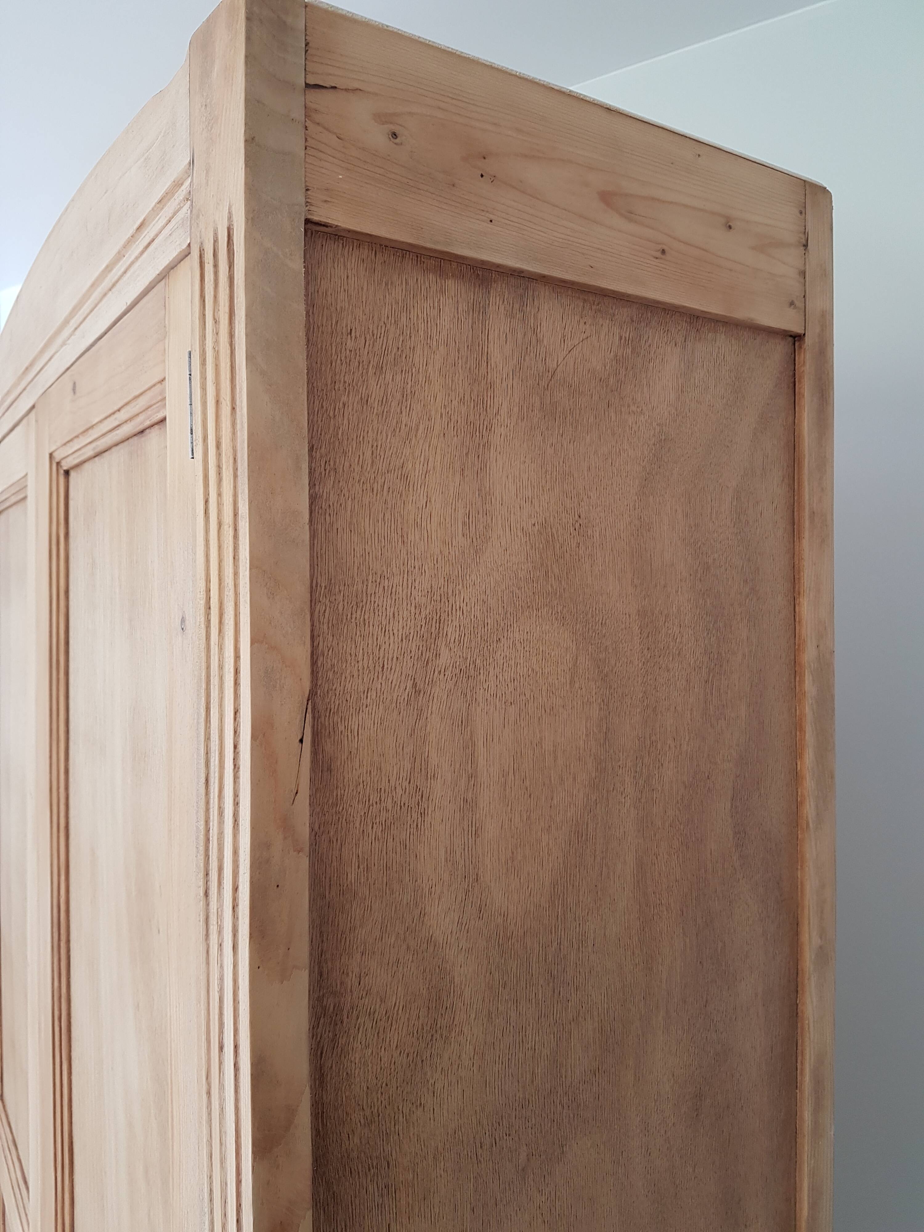 Renovated wooden wardrobe