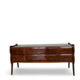 Italian Cantu rosewood chest of drawers, 1950s