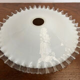 Opaline white vintage suspension