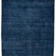 Hand-knotted persian overdyed 300 cm x 386 cm blue wool rug