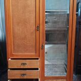1930s beech wardrobe