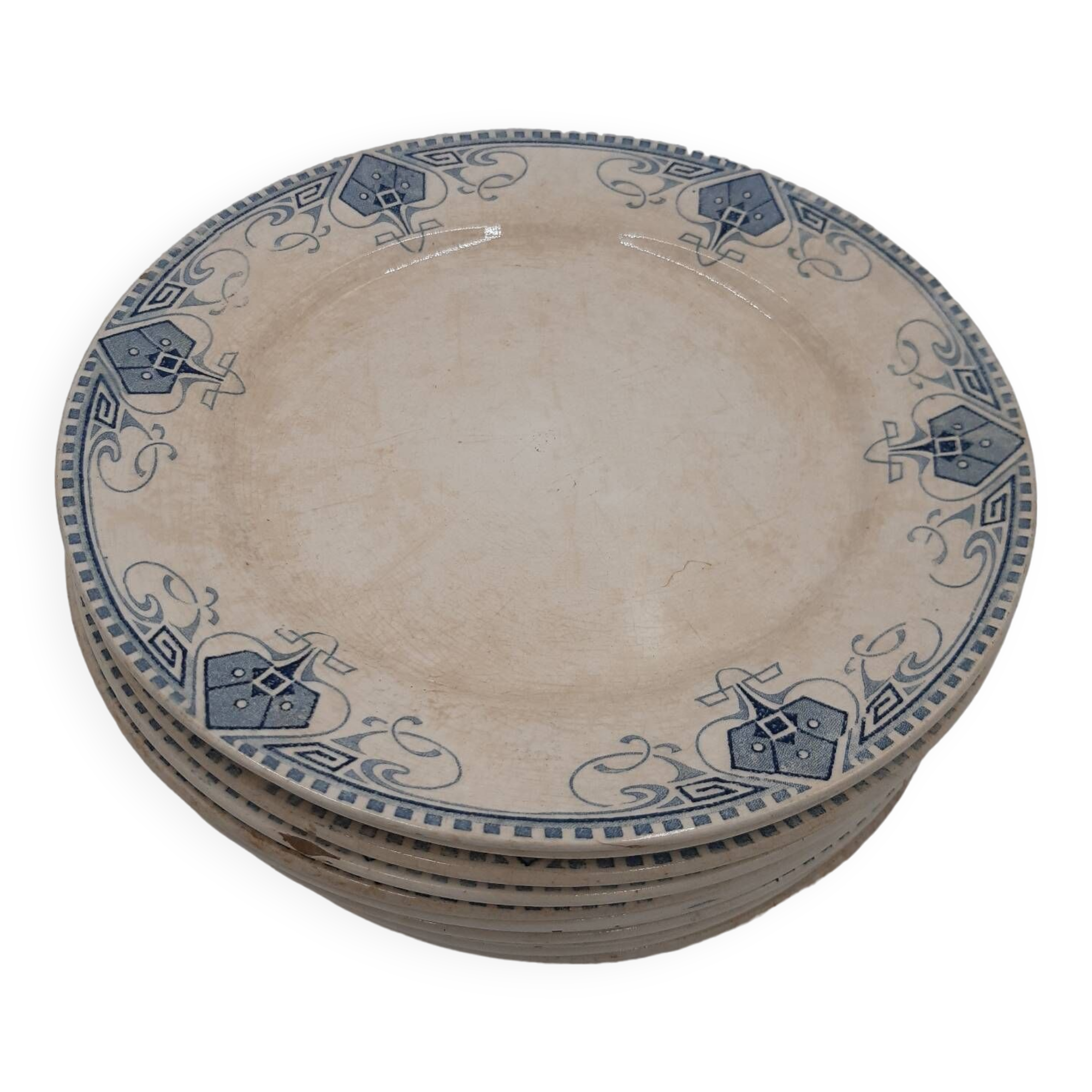 12 Terre de Fer U&C Sarreguemines plates