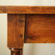 Antique walnut side table