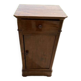 Antique restored bedside table Louis Philippe