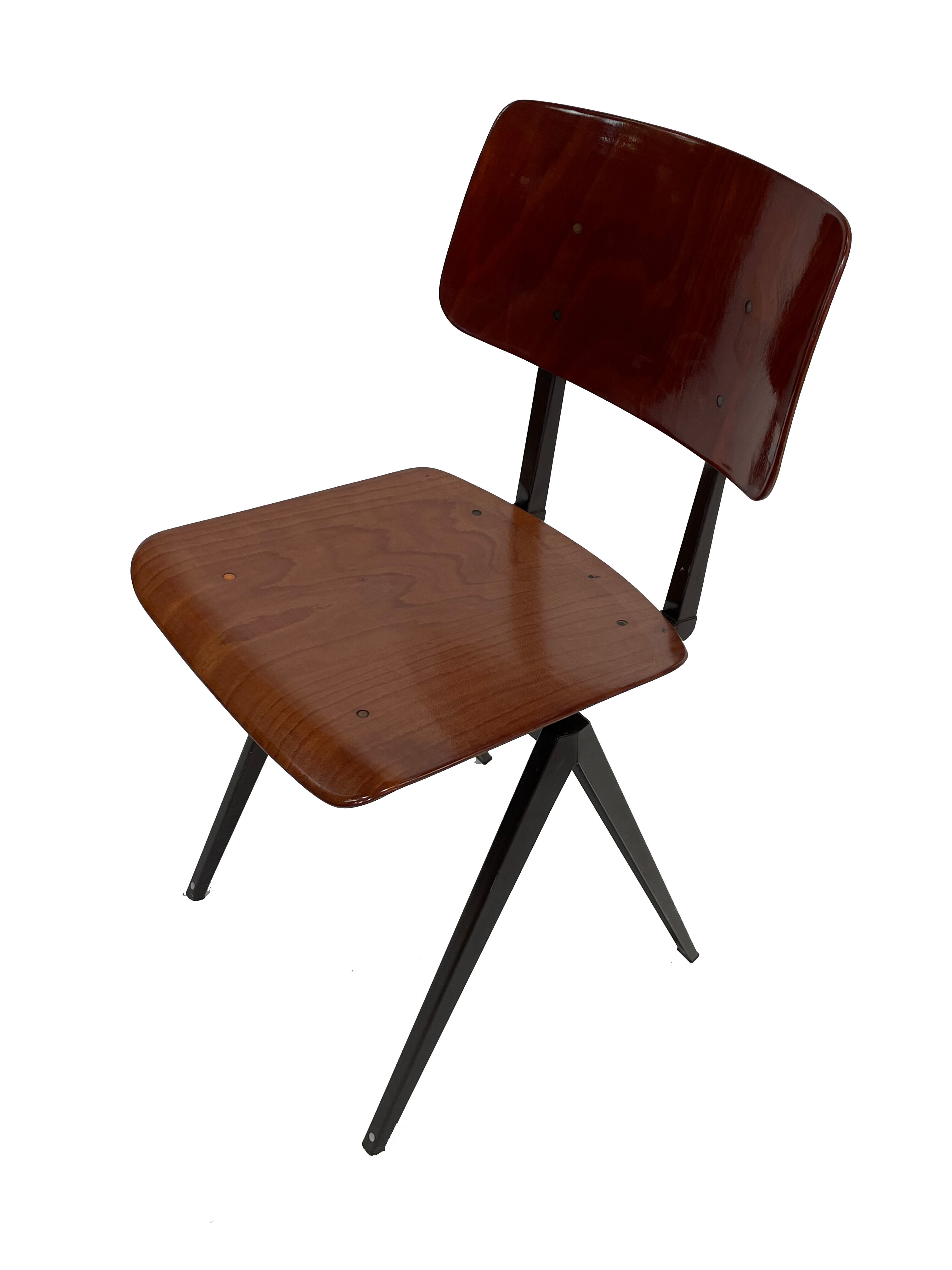 Industrial chair Galvanitas S16 Pagholz Netherlands 60's