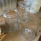 Lot de 2 bocaux en verre anciens