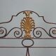 Restoration bed, second quarter of the 19th century, bronze and iron.