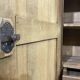 Armoire de mariage Normande sculptée en chêne clair du 19ème siècle