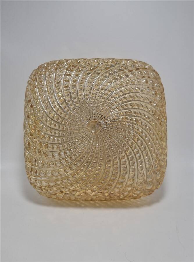 Iridescent glass ceiling light