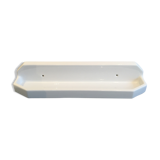 White ceramic shelf bathroom