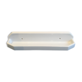 White ceramic shelf bathroom