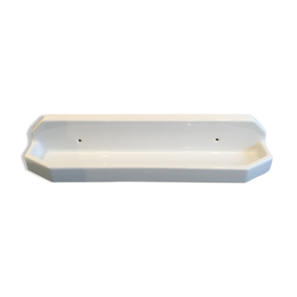 Étagère céramique blanche salle de bain