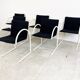 Postmodern cirkel dining chairs by Metaform, 1980s, Set of 6