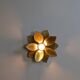 Paire appliques feuilles brutalistes