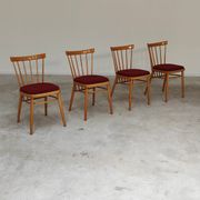 Set of 4 dining room chairs by Antonin Suman for Tatra Nabytok