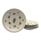6 assiettes creuses, style écuelle « A.Lanternier & Cie » Limoges
