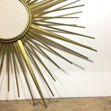 Mirror gold metal sun Chaty Vallauris 85x85cm