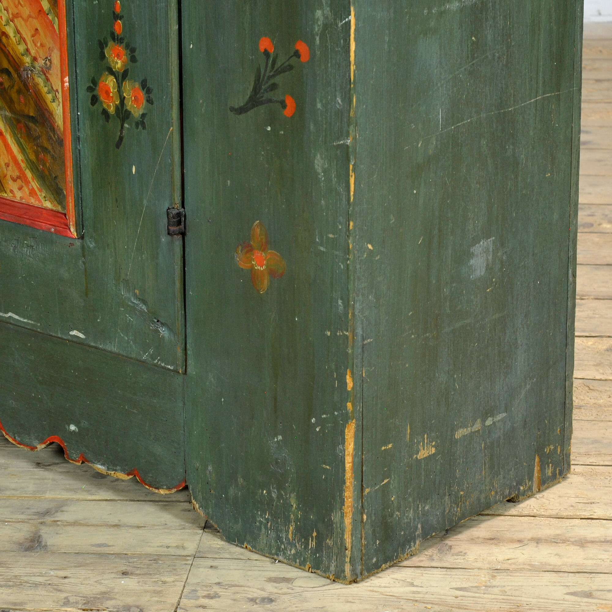Cabinet de mariage en pin, daté de 1815