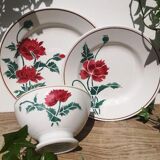 Set of 6 dessert plates "Luxeuil" Hbcm