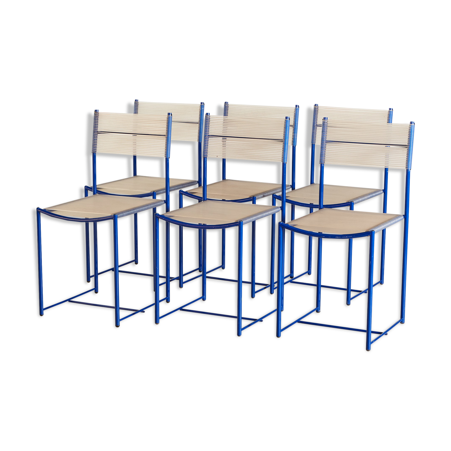 Spaghetti chairs by Giandomenico Belotti for Alias, set of 6