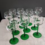 Carafe and balloon glasses for Alsace wine