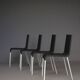 03 Chaises de salle à manger de Maarten van Severen pour Vitra. Lot de 4