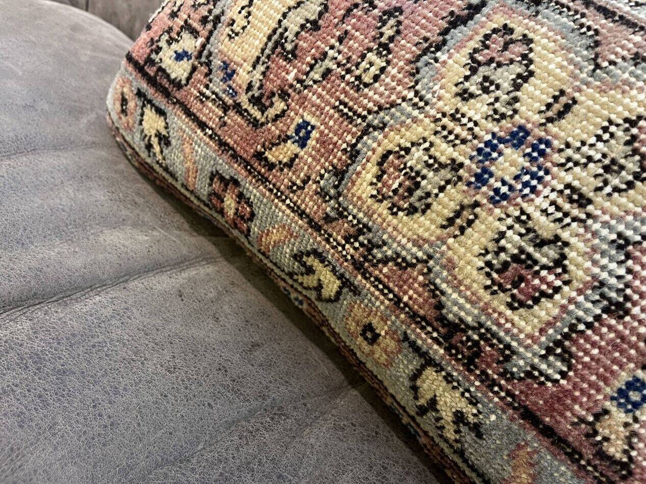 Housse de coussin en laine turque