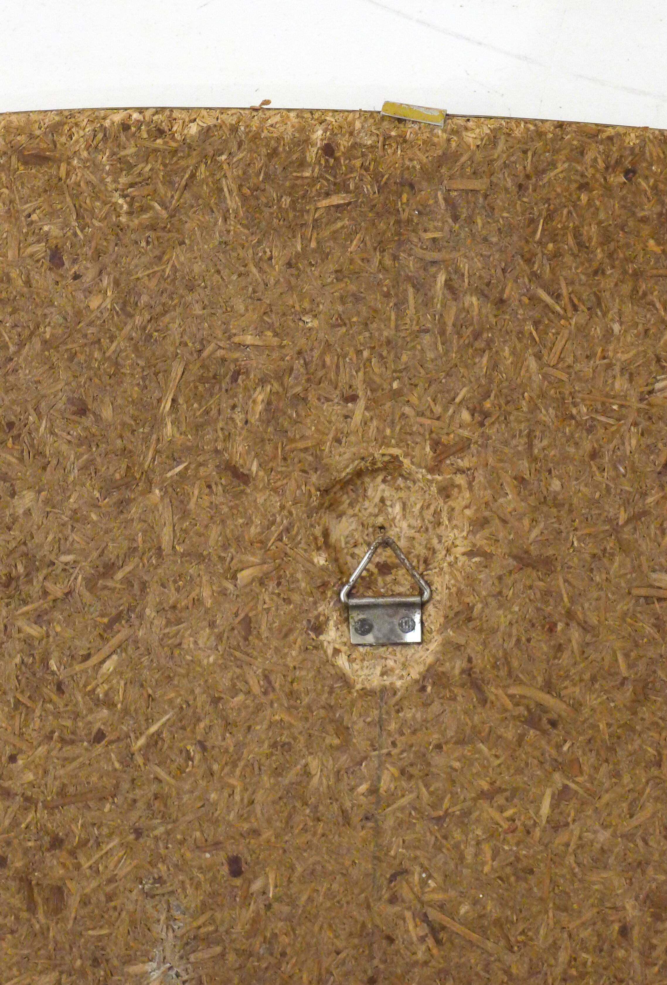 Miroir cuir matelassé