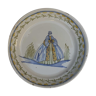 Decorative plate in earthenware