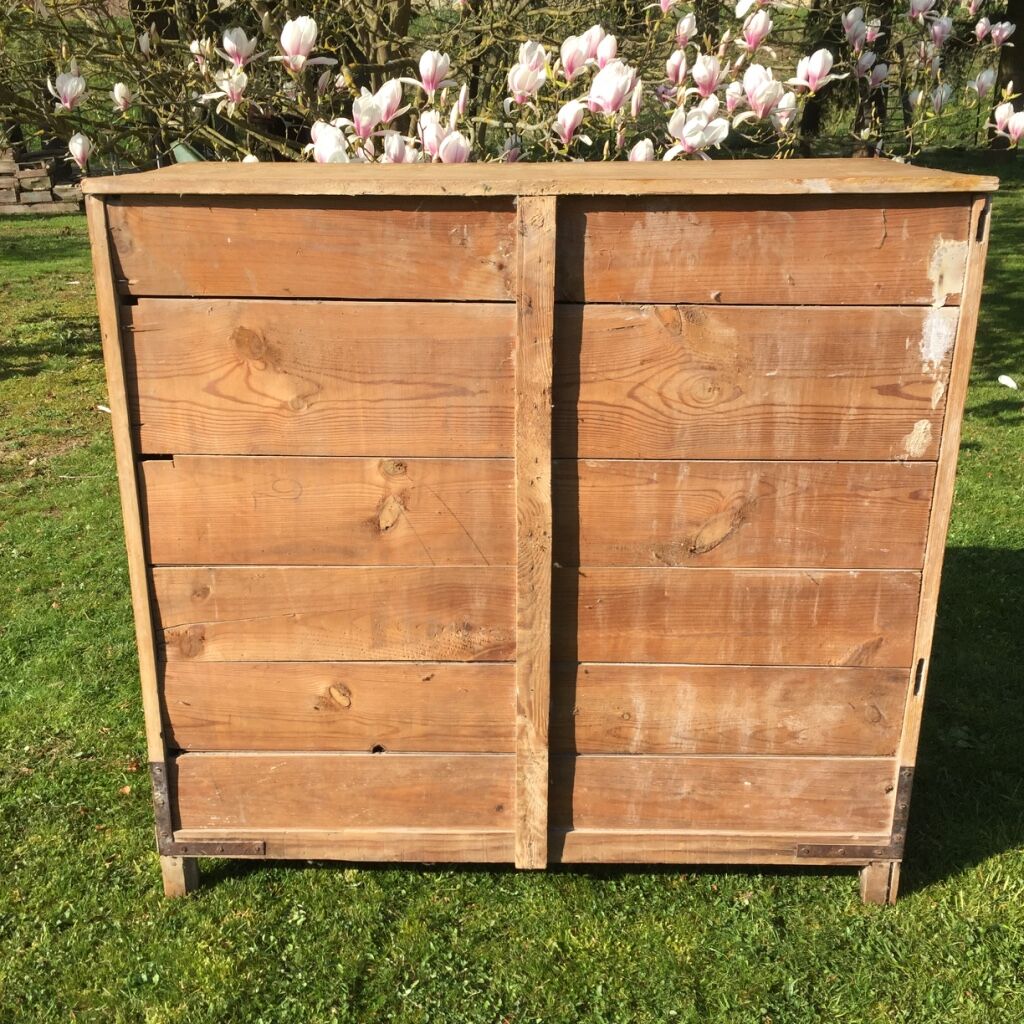 Parisian buffet two doors honey color