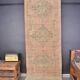 Vintage Handknotted Hallway Runner Rug