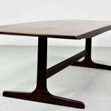 Large Fristho Dutch Design Rosewood Coffee Table for Topform, 1970s
