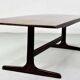 Grande table basse en palissandre Fristho, design hollandais, pour Topform, années 1970