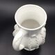 White enamelled ceramic pitcher emile tessier malicorne