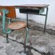 Old monobloc children's desk