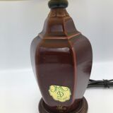 Old ceramic and wood bedside lamp