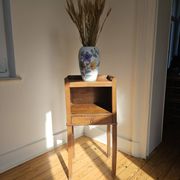 Solid wood side table - Louis XVI style