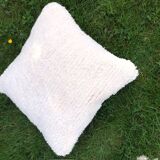 Coussin  cuir / béni ourain