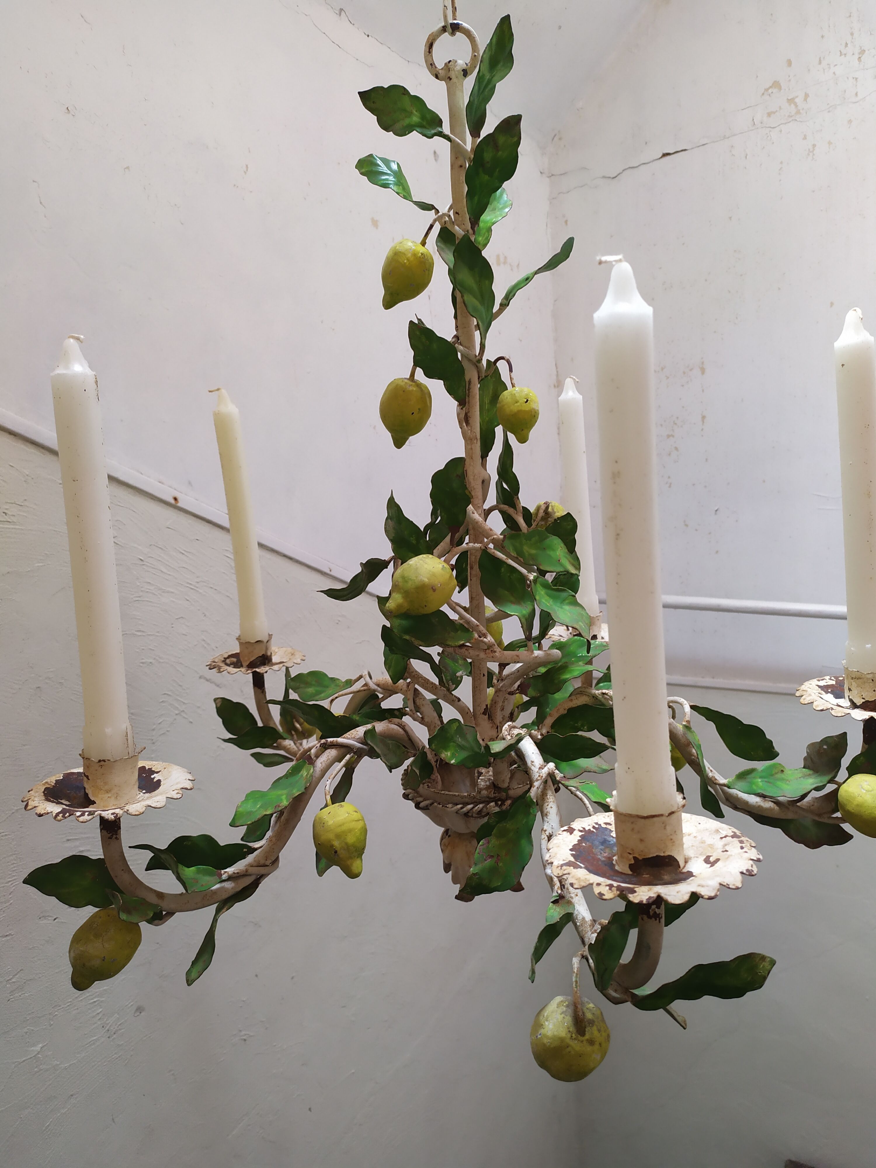 Lustre florentin en fer forgé
