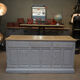 Countertop in gray patinated fir 1960