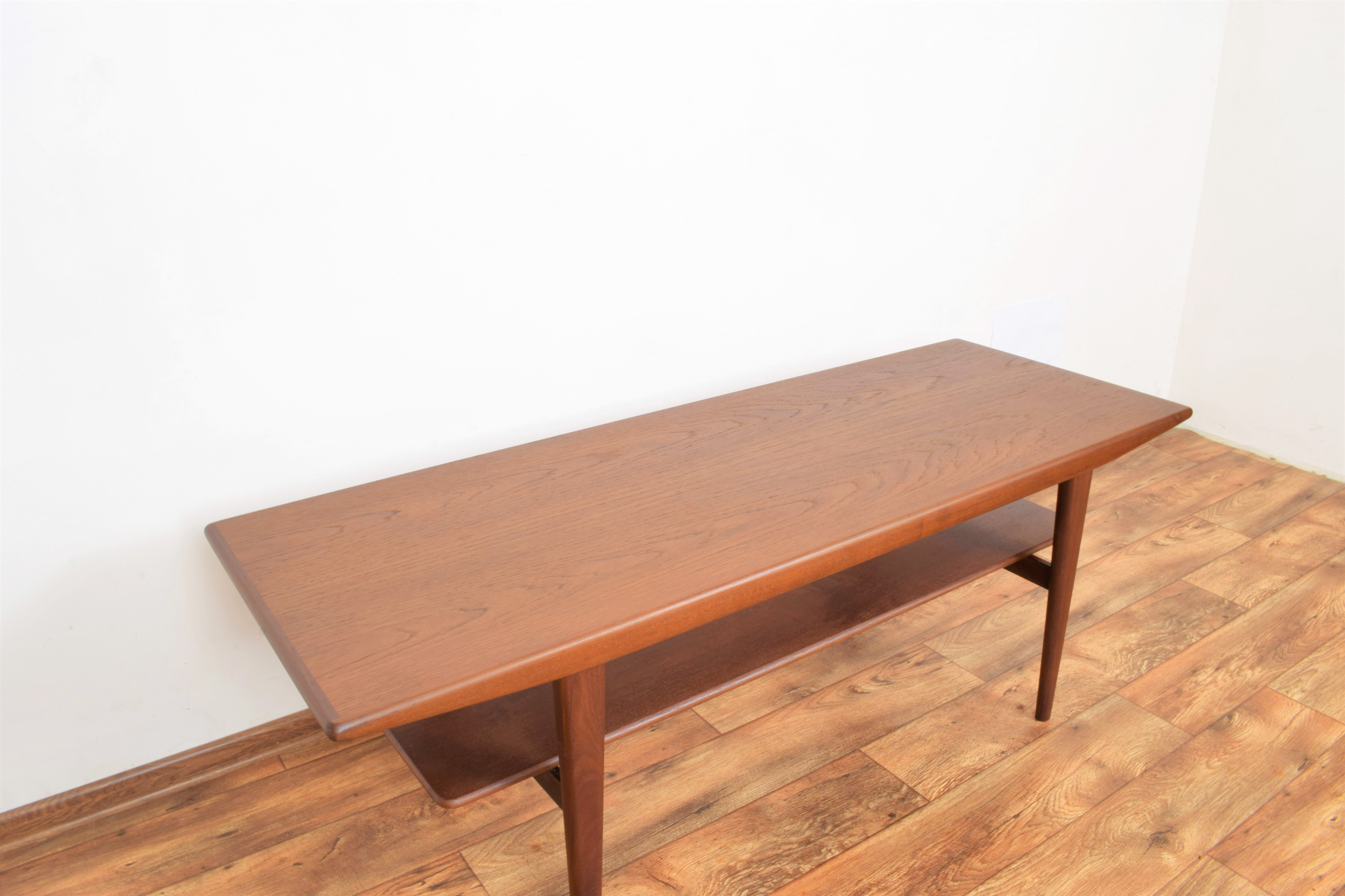 Mid-Century Danish Teak Coffee Table, 1960s