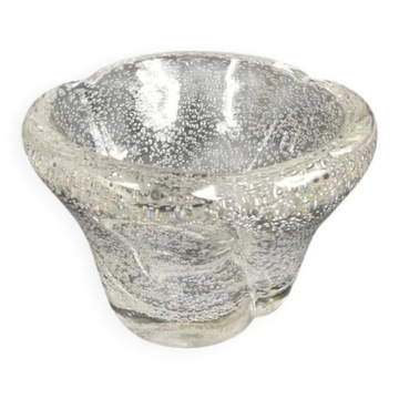 Vase en verre bullé Daum