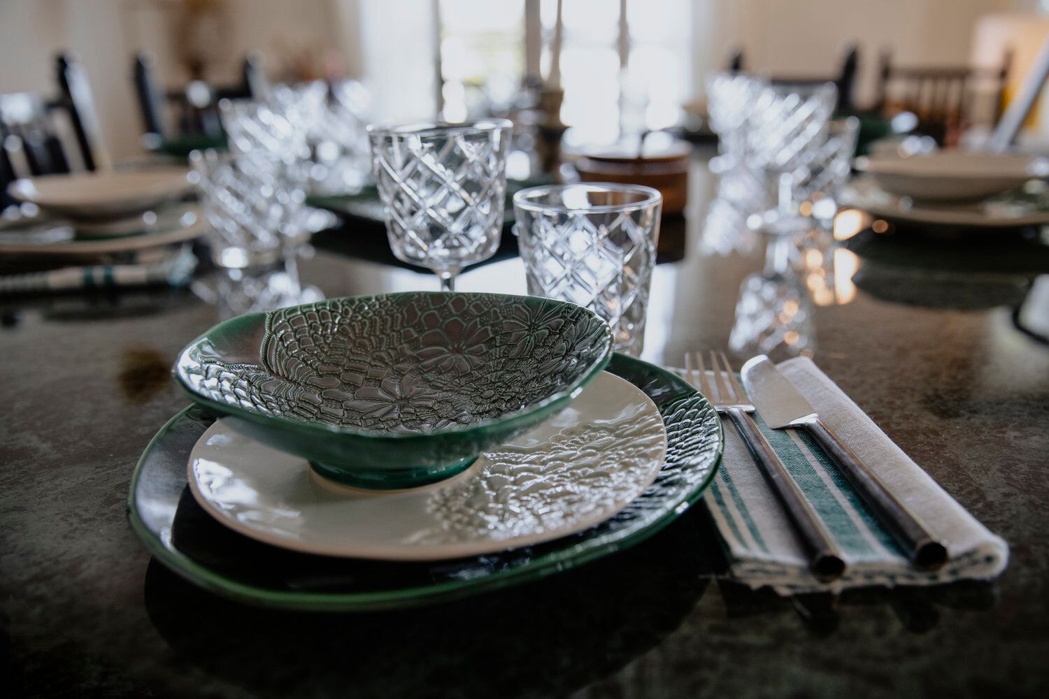 Malt verde M - Set of 4