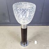 Vintage italian murano glass space age floor lamp, 1970s