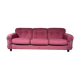 Three-seater corduroy sofa in pink, Piazzesi