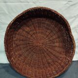 old wicker tray