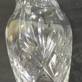 St. Louis crystal water pitcher signed
